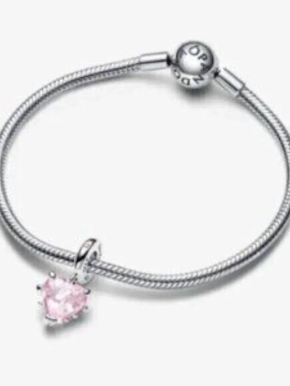 Pandora Pink Heart Dangle Charm